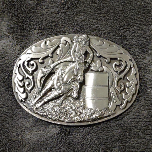 CJ inc Accessories Vintage Cj 99 Barrel Racer Belt Buckle Poshmark
